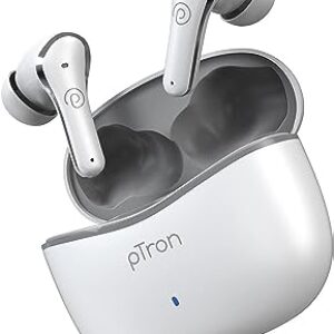 pTron Zenbuds Pro1 Max ANC Earbuds (White)