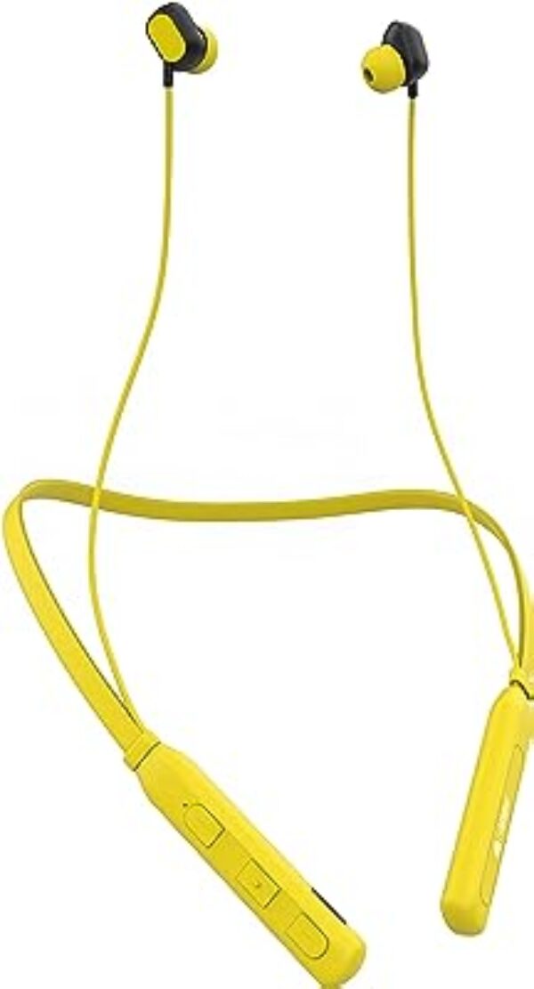 Aroma NB119 Bluetooth Neckband Headset (Yellow)
