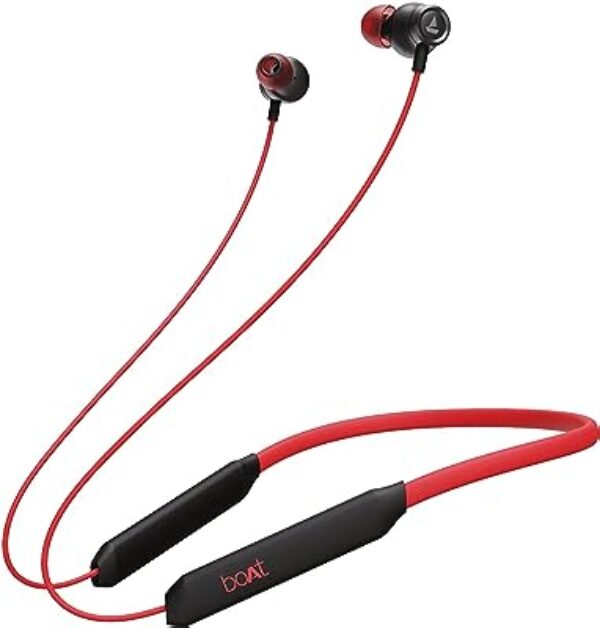 boAt Rockerz 205 Pro Earphones (Fiery Red)