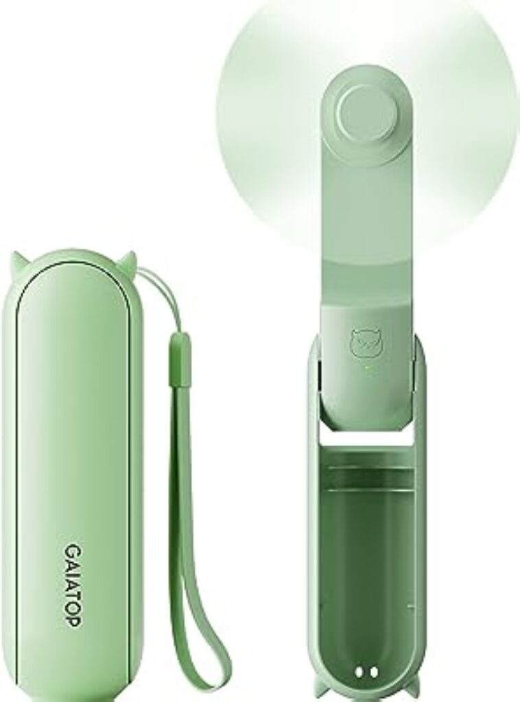 Gaiatop Mini Handheld Fan Green