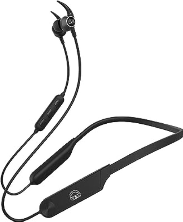 EKKO Unplug N06 Bluetooth Neckband (Black)