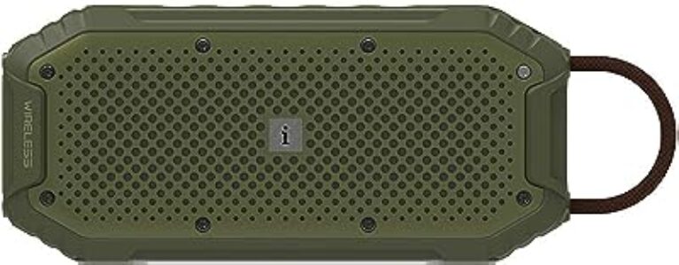 iBall Musi Rock 16W Bluetooth Outdoor Speaker (Dark Green)