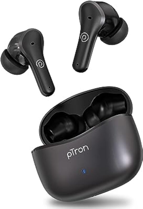 pTron Zenbuds Pro1 Max ANC Earbuds (Black)