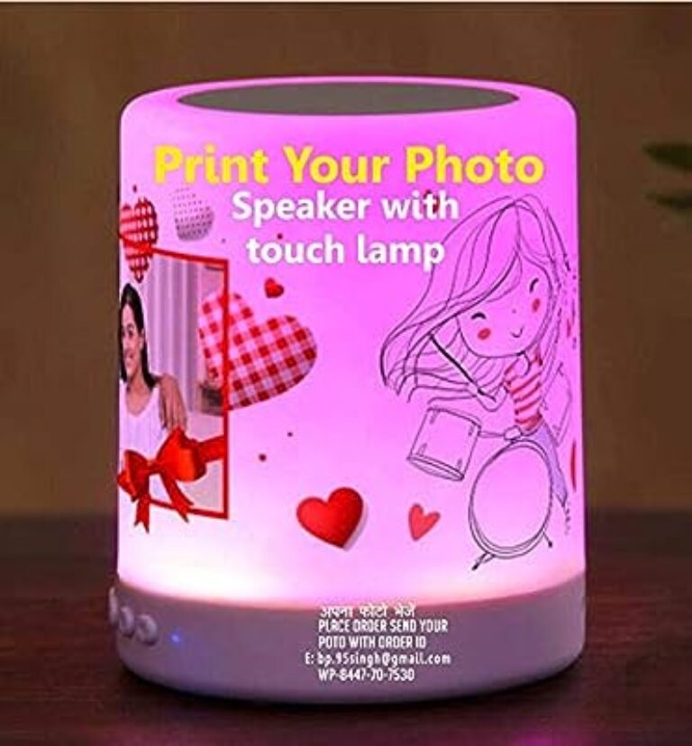 Printpack Smart Touch Mood Lamp Speaker (Multicolour)