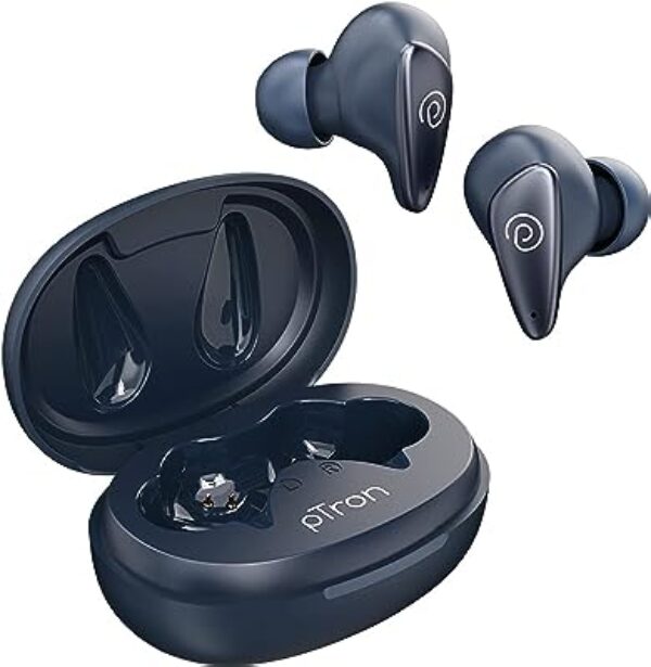 PTron Bassbuds Wave ENC Bluetooth Headphones