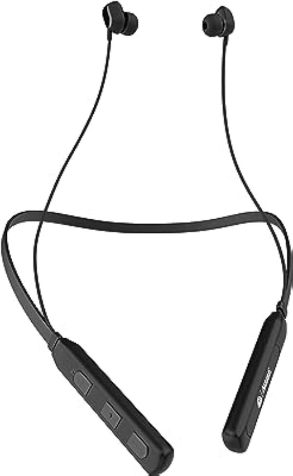 Aroma NB119 Bluetooth Wireless Neckband (Black)