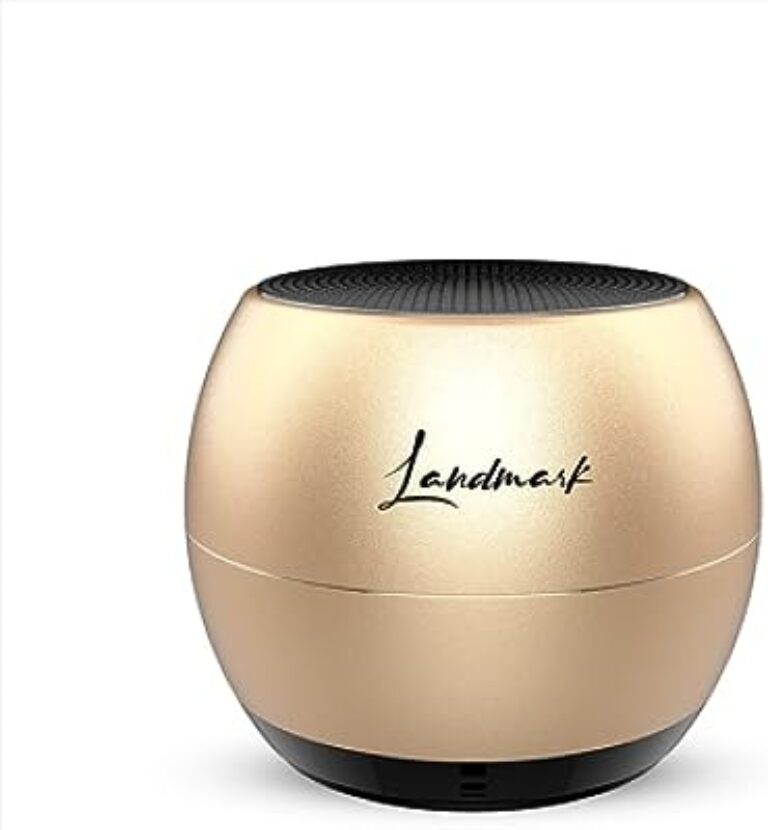 LM BT1045 Portable Bluetooth Speaker (Gold)