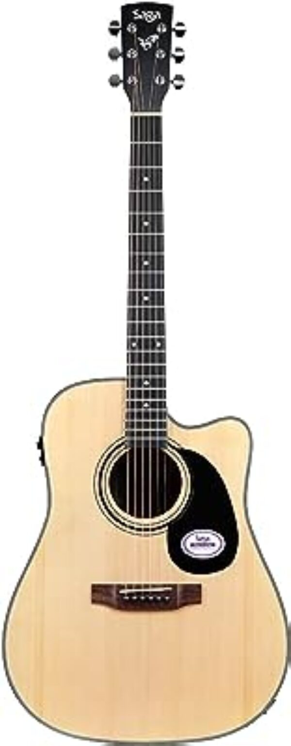 Saga SF-600CE Acoustic Guitar Natural