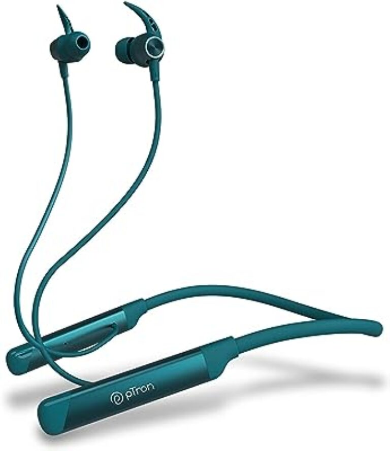 PTron Tangent Sports BT5.2 Headphones (Green)
