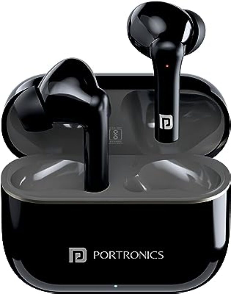 Portronics Harmonics Twins S6 TWS Earbuds (Black)