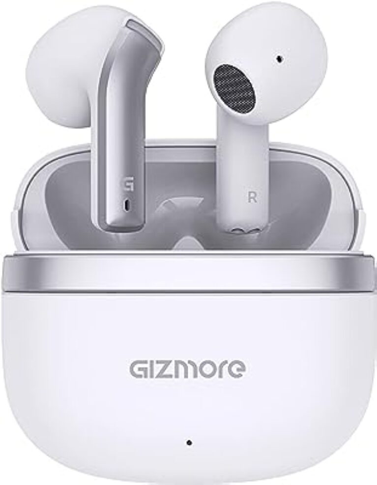 GIZMORE TWS 809 Pro Bluetooth Earbuds (White)