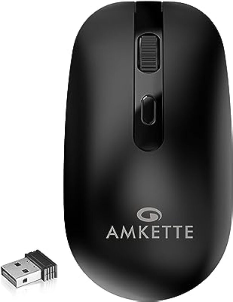 Amkette Hush Pro Edge Wireless Mouse (Black)