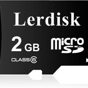 Lerdisk Micro SD Card 2GB Class 6