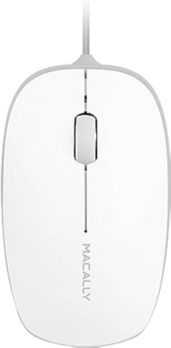Macally Wired Optical USB Mouse (Bumper)