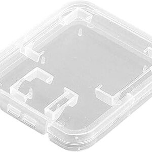 Clear Plastic Memory Card Case Holder