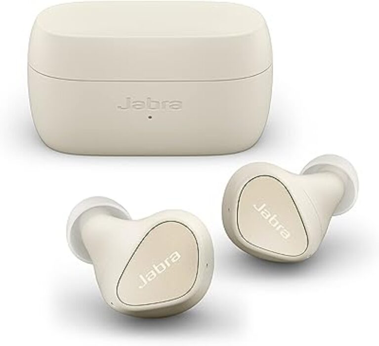 Jabra Elite 3 Bluetooth Earbuds Light Beige