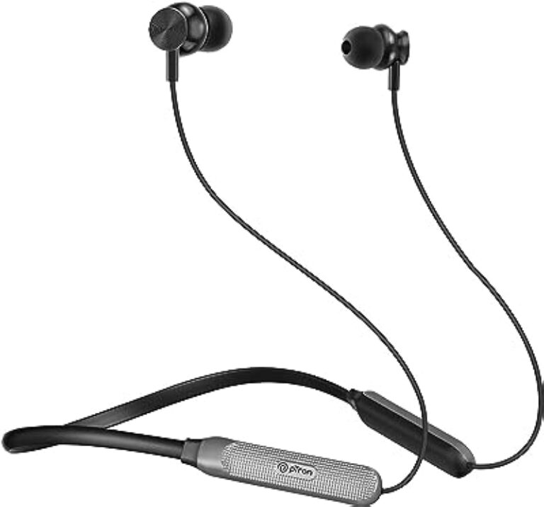 PTron Tangent Duo Bluetooth 5.2 Earphones Black/Grey