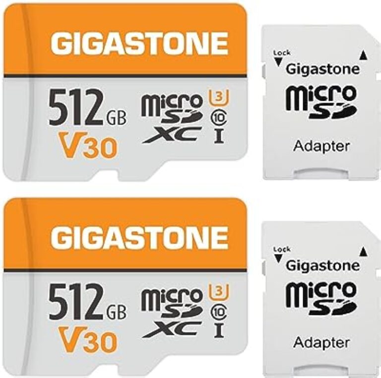 Gigastone 512GB Micro SD Card 2 Pack
