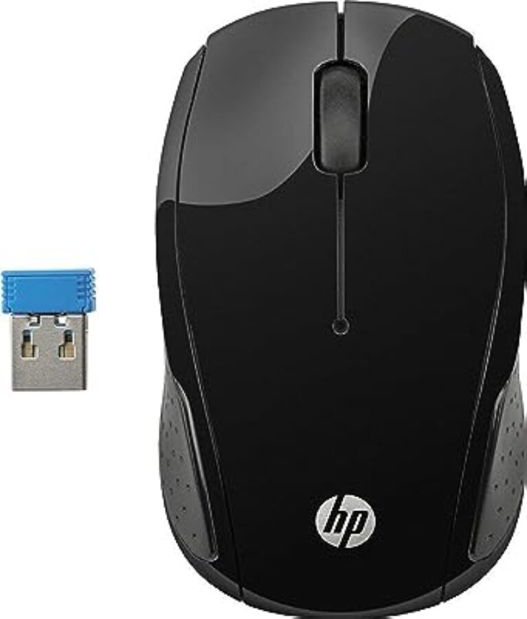 Refurbished HP 200 Wireless Mouse Black