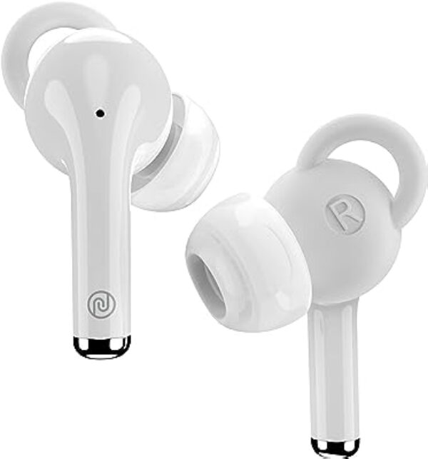 Noise Bare Buds Truly Wireless Earbuds 24H Playtime Quad Mic ENC 9mm Driver BT v5.3 (Bare White)