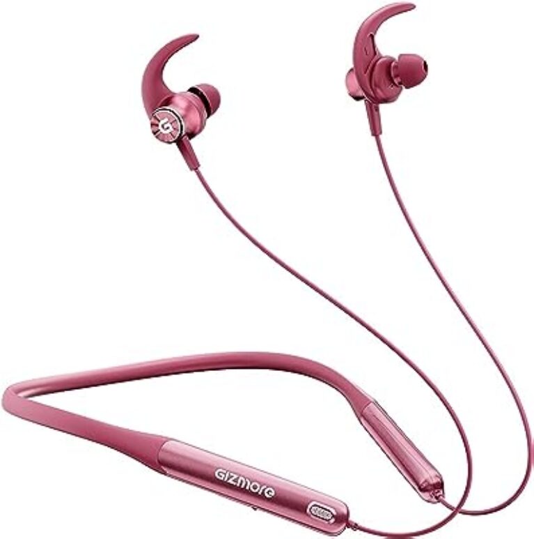 GIZMORE Giz MN227 Bluetooth Neckband (Pink)