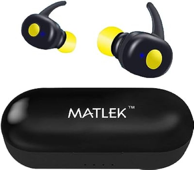 Matlek Bluetooth Earbuds TWS Yellow