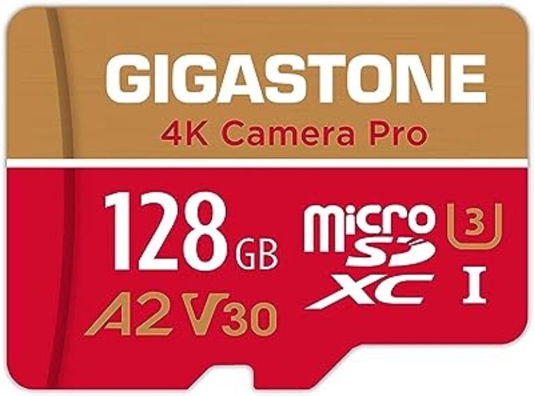 Gigastone 128GB Micro SD Card 4K Camera Pro