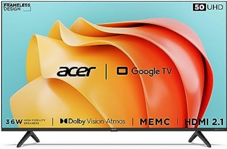 Acer 50" 4K Ultra HD Smart LED TV (Black)