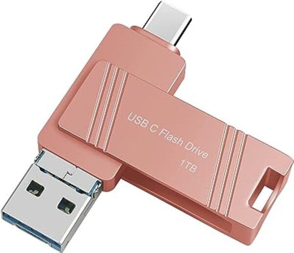 1TB USB C Pink Flash Drive