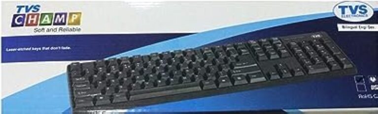 Tvs Champ USB Wired Keyboard Multicolour