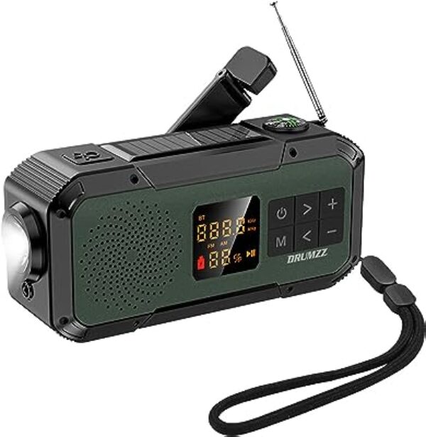 DRUMZZ Trek 200 Multifunctional Hand Crank Radio