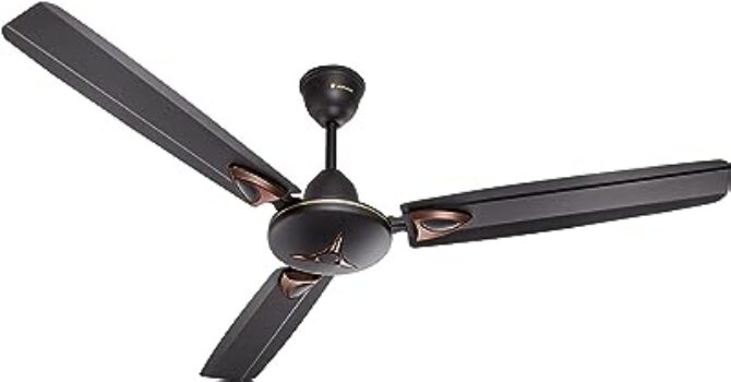 Candes Star 1200mm Ceiling Fan (Coffee Brown)