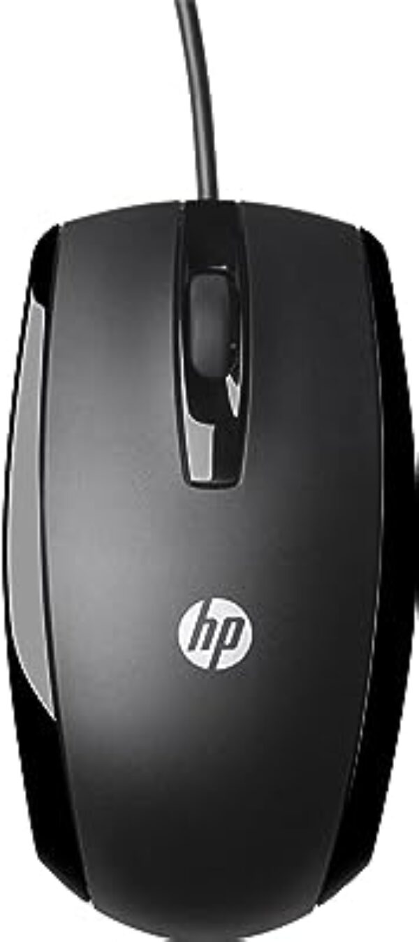 HP X500 USB Wired Optical Mouse - Black