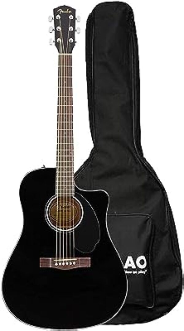 Fender CD-60SCE Acoustic Guitar Black