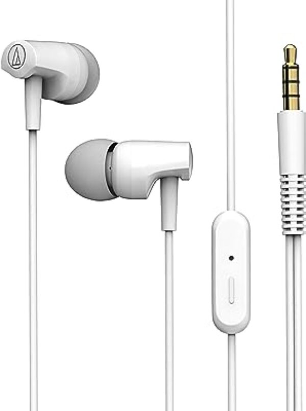 Audio-Technica CLR100iS In-Ear Earphones (White)