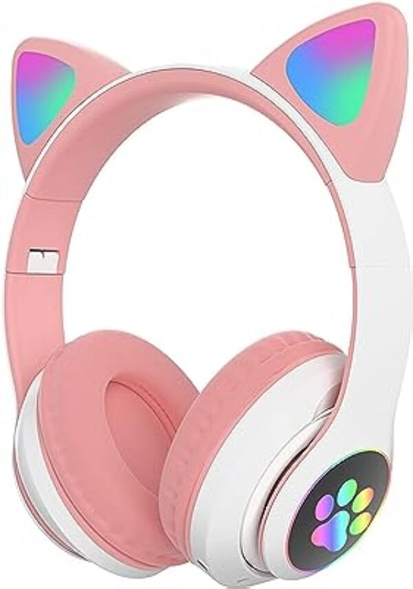 WK LIFE Kids Headphones with Mic - Pink