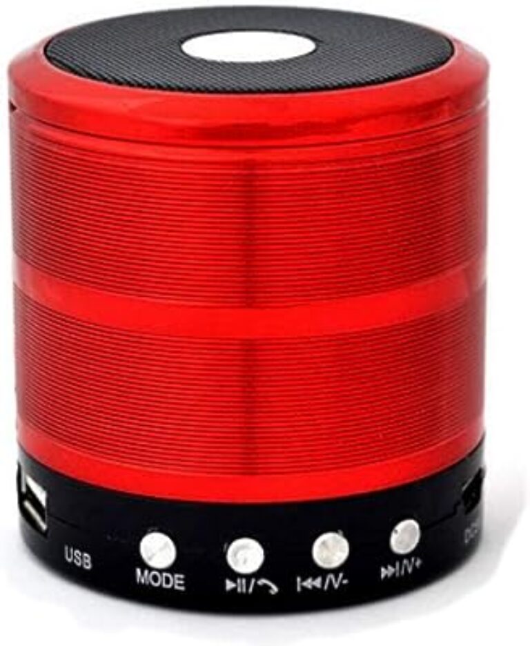 Mini Bluetooth Speaker WS 887 Red