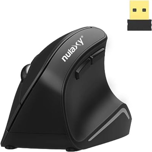 Nulaxy Wireless Vertical Ergonomic Mouse