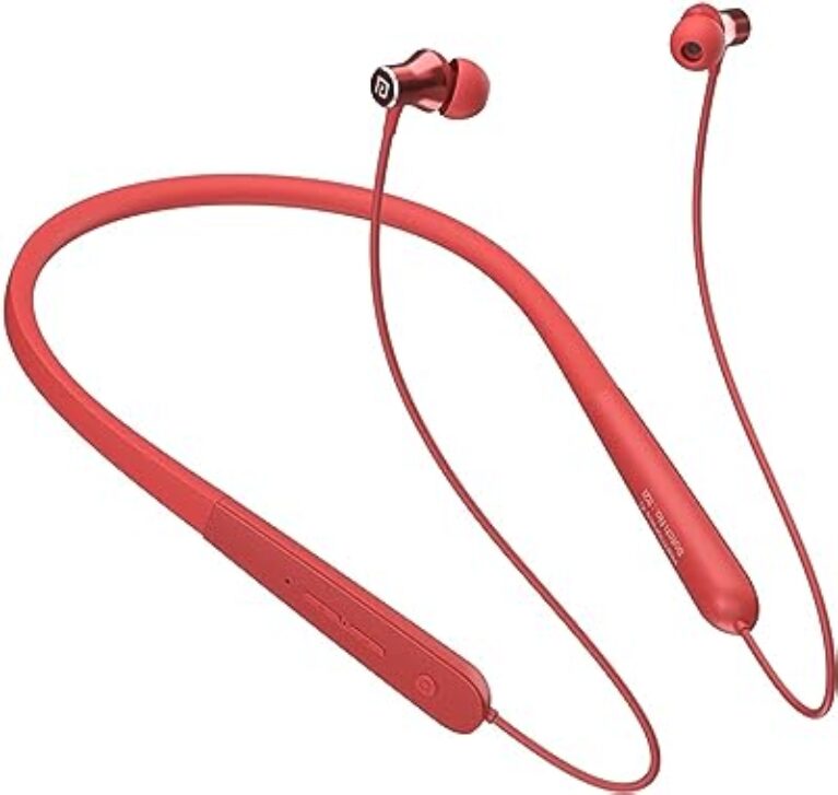 Portronics Harmonics X1 Wireless Bluetooth Sports Headset (Red)