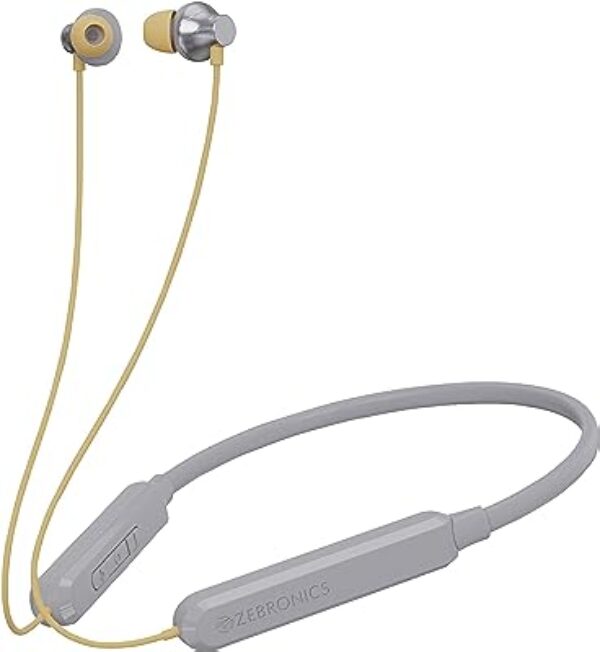 Zebronics Jumbo Lite Bluetooth Neckband (Grey)
