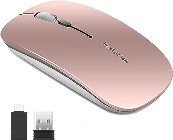 Picktech Q5 Slim Wireless Mouse (Rose Gold)