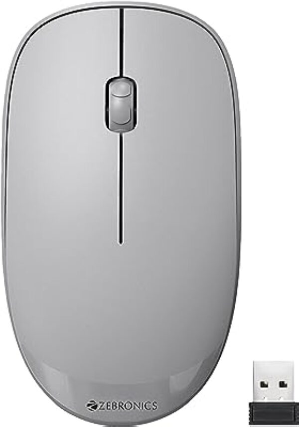 Zebronics Haze Wireless Mouse Grey