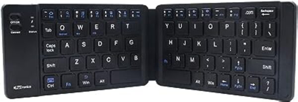 Portronics Chicklet Foldable Keyboard Black