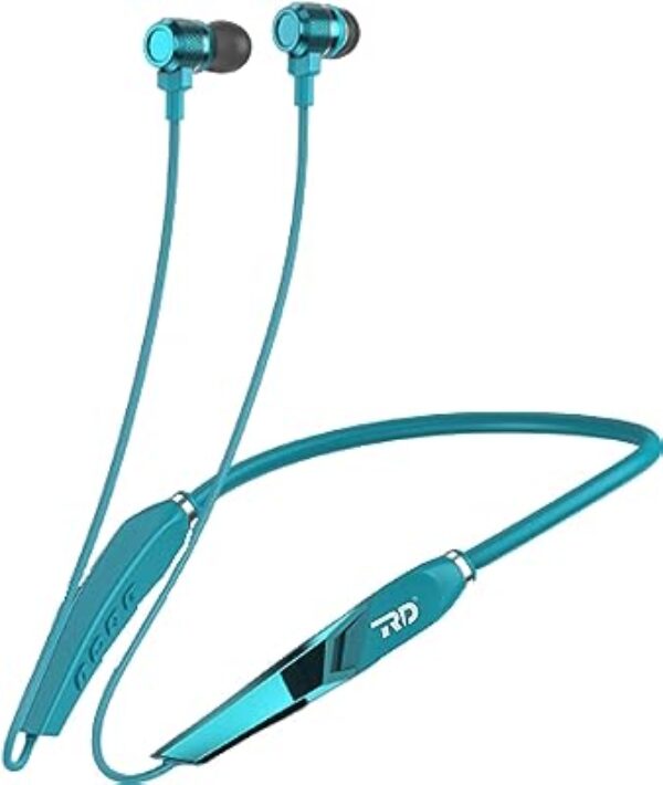 RD M-150 Bluetooth Neckband Earphone - Aqua