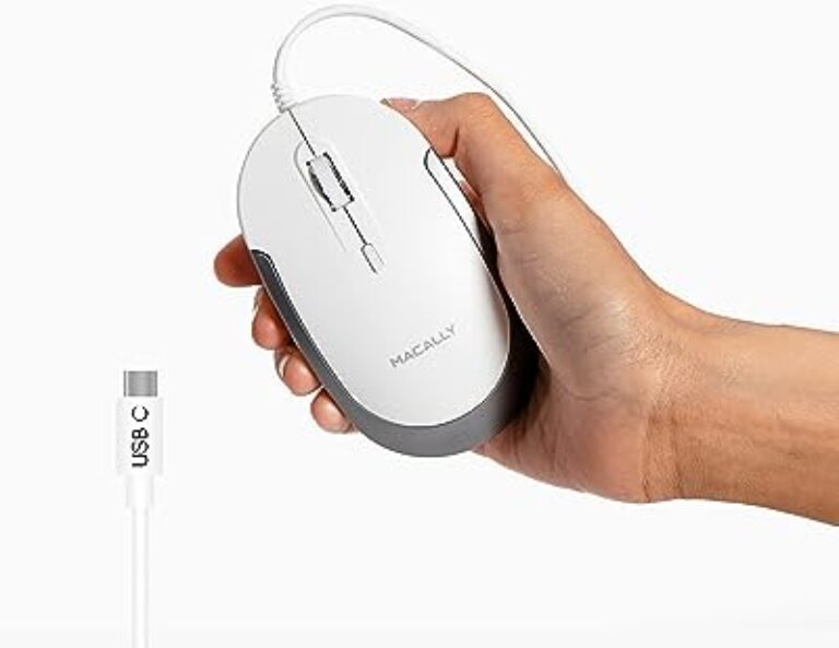 Macally Silent USB C Mouse