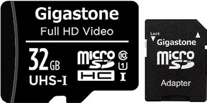 Gigastone 32GB Micro SD Card Full HD Video