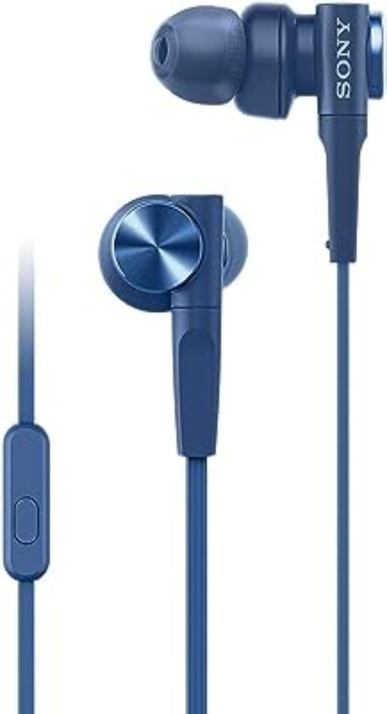 Sony Mdr-Xb55Ap In-Ear Extra Bass Headphones (Blue)
