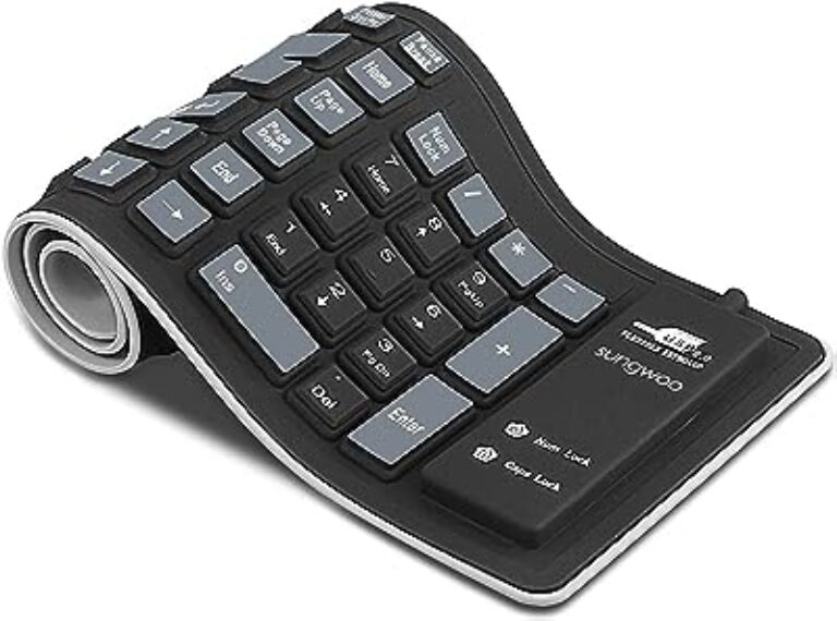 Sungwoo Foldable Silicone Keyboard (Black)