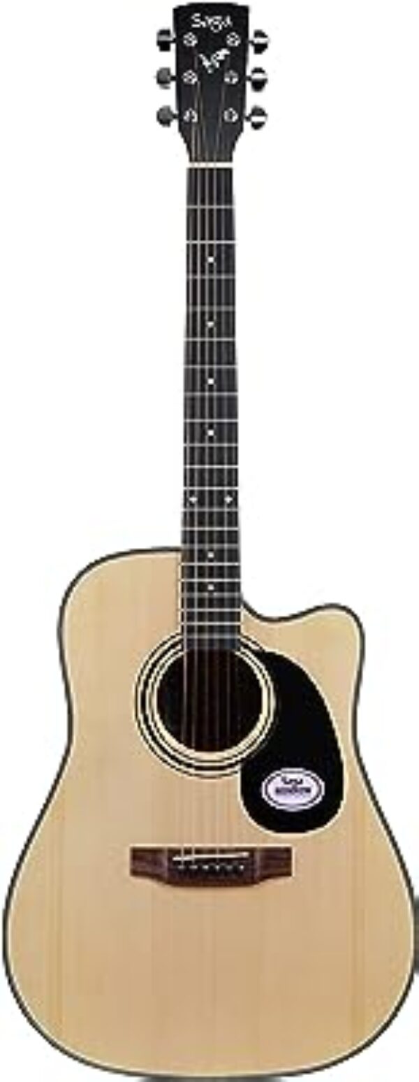 Saga SF-600C-NAT Acoustic Guitar (Natural)