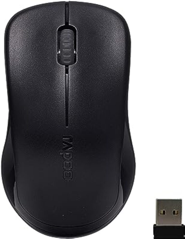 RAPOO Wireless Mouse 2.4G 1000 DPI Black